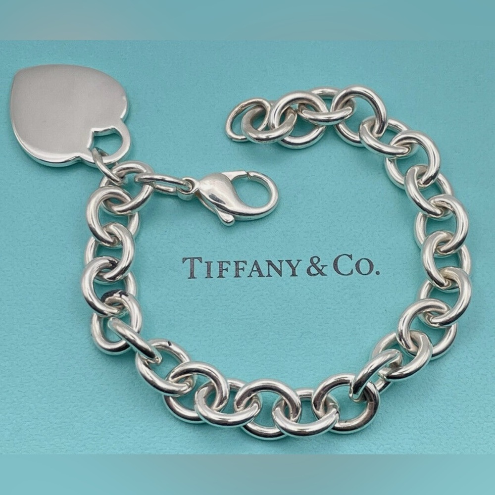 Authentic Tiffany heart bracelet